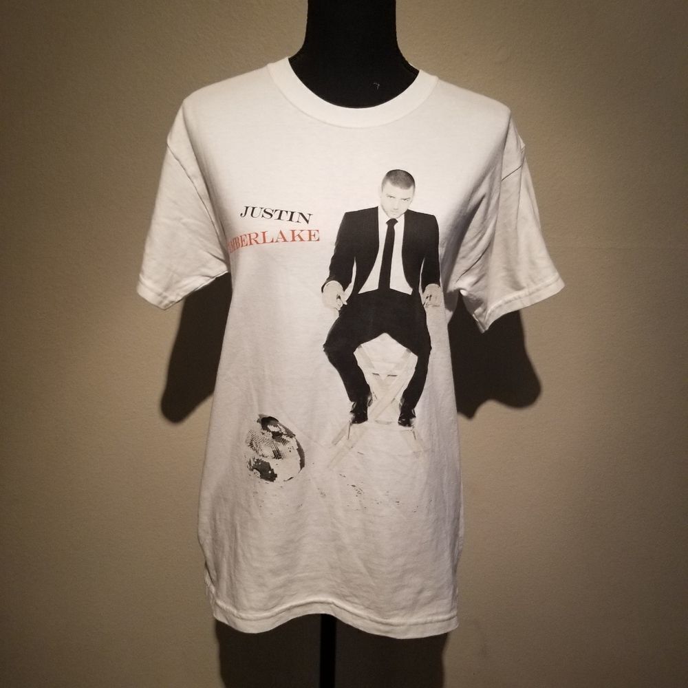 JUSTIN TIMBERLAKE FSLS TOUR 2007 T SHIRT. B14